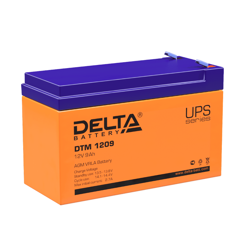 Акумуляторная батарея UPS серии DTM 1209 12В/9Ач